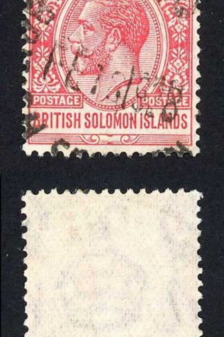 Solomon Is SG40 1d Scarlet CDS used Cat 15 pounds