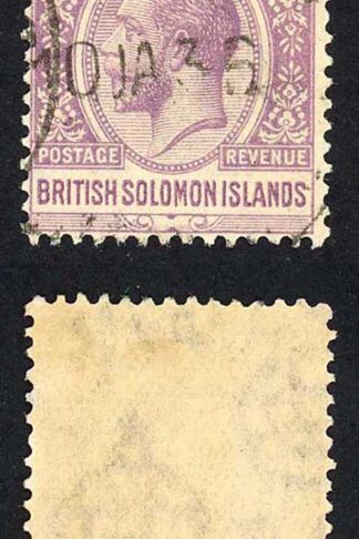 Solomon Is SG41 1d Dull Violet CDS used Cat 7.50 pounds