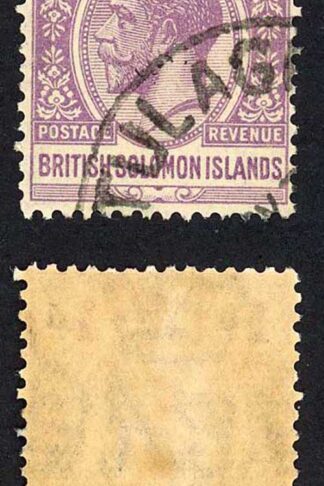 Solomon Is SG41 1d Dull Violet CDS used Cat 7.50 pounds
