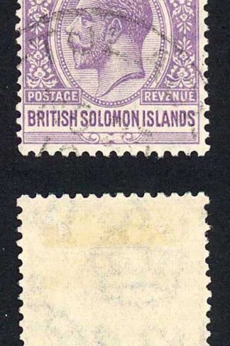 Solomon Is SG41 1d Dull Violet CDS used Cat 7.50 pounds