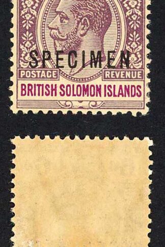 Solomon Is SG32 6d Dull and Bright Purple opt SPECIMEN M/M