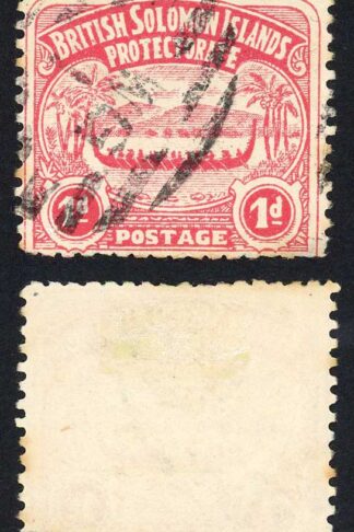 Solomon Is SG2 1d with MG1 Postmark