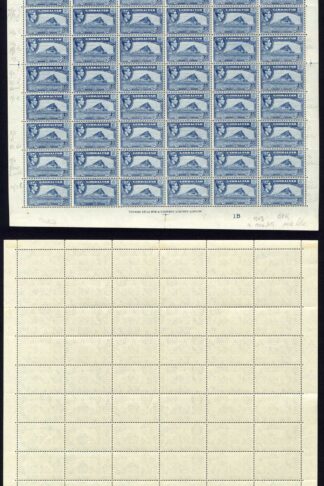 Gibraltar SG125b 3d Perf 13 Pane of 60 U/M Cat 270 pounds