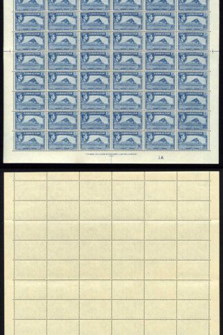 Gibraltar SG125b 3d Perf 13 Pane of 60 U/M Cat 270 pounds