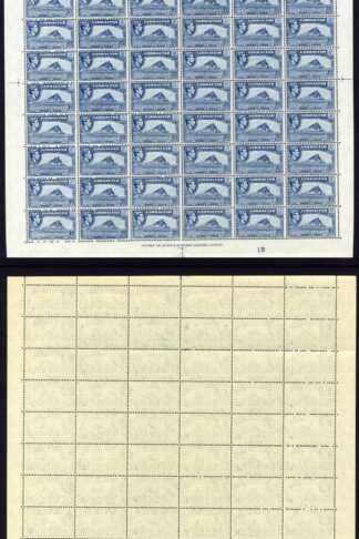 Gibraltar SG125b 3d Perf 13 Pane of 60 U/M Cat 270 pounds