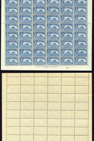 Gibraltar SG125b 3d Perf 13 Pane of 60 U/M Cat 270 pounds