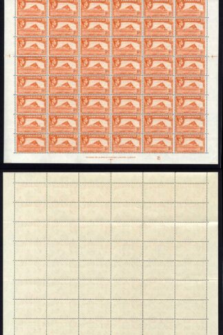 Gibraltar SG125c 5d Perf 13 Pane of 60 U/M Cat 105 pounds