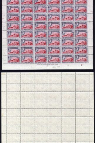Gibraltar SG126b 6d Perf 13 Pane of 60 U/M Cat 570 pounds