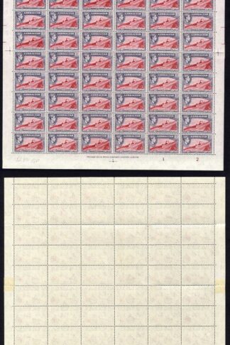 Gibraltar SG126b 6d Perf 13 Pane of 60 (Split in two) U/M Cat 570 pounds