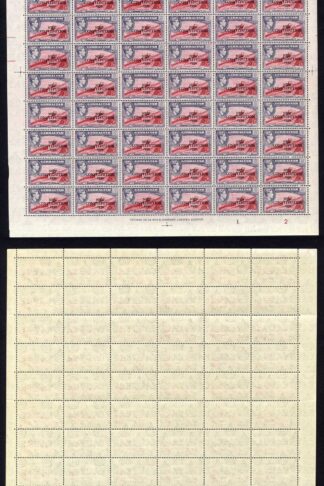 Gibraltar SG142 6d Opt New Constitution Pane of 60 U/M Cat 45 pounds