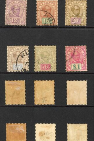 Sarawak SG36/47 1899 Postage Postage Set Fine used Cat 190 pounds