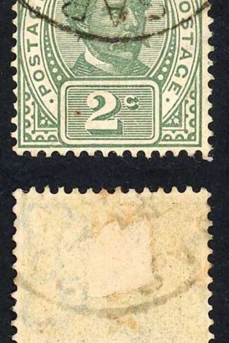 Sarawak SG49 2c Wmk Rosette CDS Cat 25 pounds