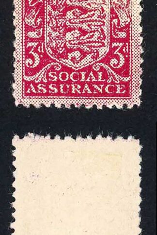 Jersey Revenue BF2 3d Carmine Social Insurance Mint (no gum as issued) Pair