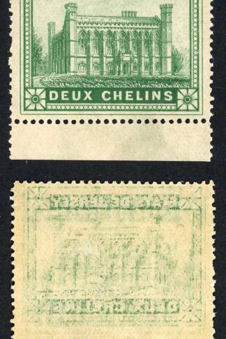 Jersey Revenue BF4 2/- Bright yellow-green Perf 14.5 U/M