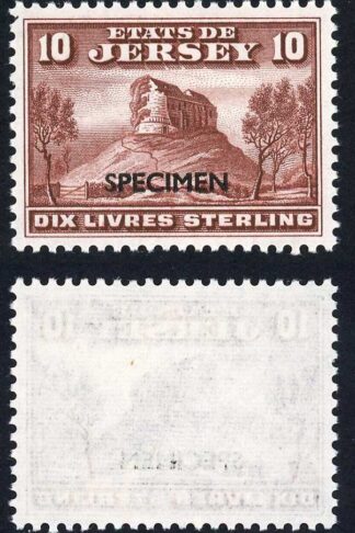 Jersey Revenue BF25 10 pounds opt Specimen U/M