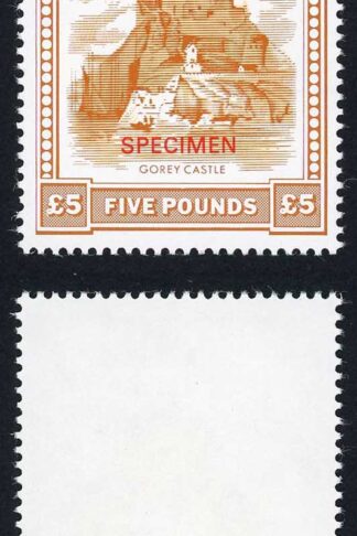 Jersey Revenue BF45 Five Pounds U/M opt SPECIMEN