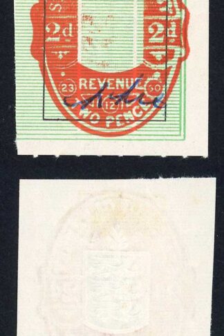 Guernsey Revenue 2d Embossed in Orange