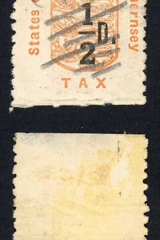 Guernsey Sales Tax BF43B 1/2d Capital d Plant Type D