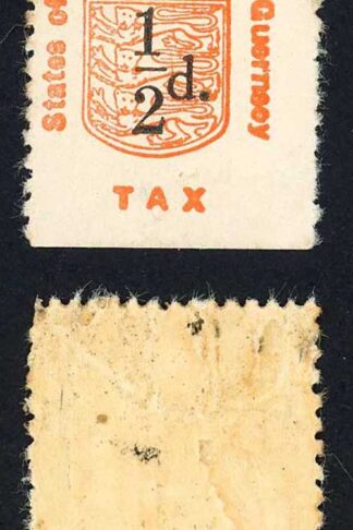 Guernsey Sales Tax BF43A 1/2d Small d Plant Type c