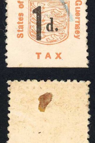 Guernsey Sales Tax BF44A 1d Small Capital d Plant Type C