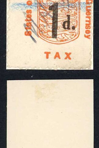 Guernsey Sales Tax BF44A 1d Small Capital d Plant Type C