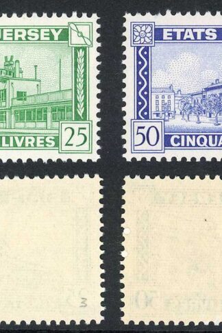 Jersey Revenue BF28/9 1963 25 and 50 Pounds Set of 2 U/M RARE