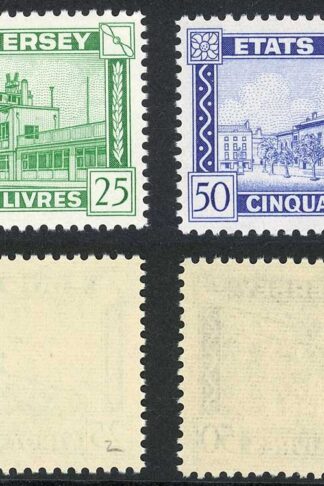 Jersey Revenue BF28/9 1963 25 and 50 Pounds Set of 2 U/M RARE