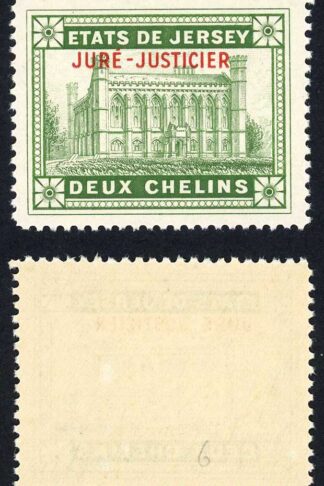 Jersey Revenue BF2 2/- opt JURE-JUSTICER U/M