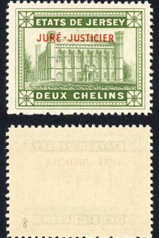 Jersey Revenue BF2 2/- opt JURE-JUSTICER U/M