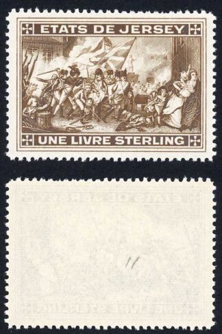 Jersey Revenue BF16 One Pound Sepia Perf 12 U/M