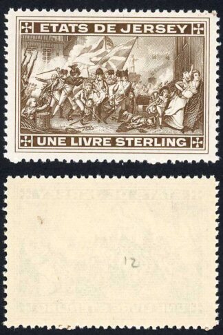 Jersey Revenue BF16 One Pound Sepia Perf 12 U/M