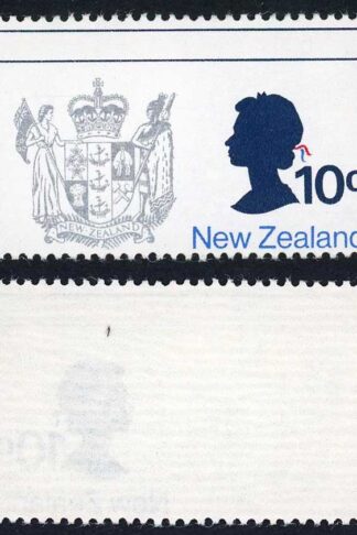 New Zealand 1973 (VARIETY) 10C COAT OF ARMS MISPERF U/M