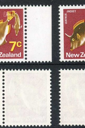 New Zealand SG1014a 7c Black omitted U/M Cat 425 pounds