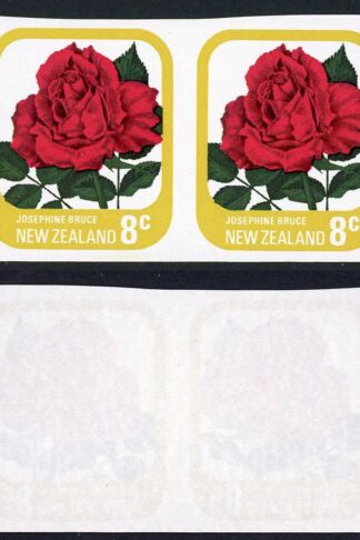 New Zealand SG1093avar 8c Josephine Bruce Imperf Pair U/M