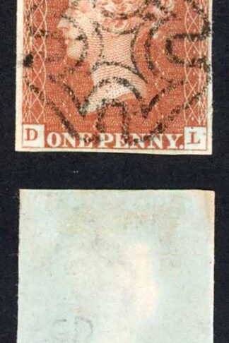1841 Penny Red (DL) Plate 31 Fine Four Margins STIRLING Cross Cat 150 pounds