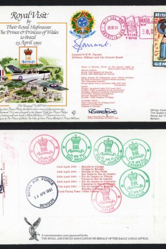 RV19c The Prince and Princess of Wales to Brazil Colonel D.K.W. Farrant (A)