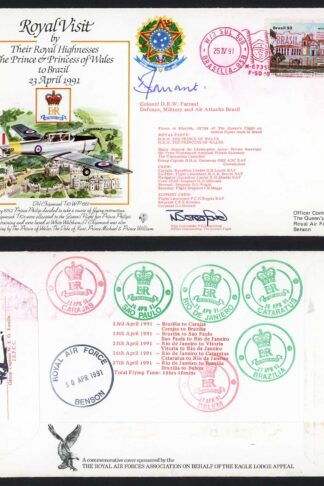 RV19c The Prince and Princess of Wales to Brazil Colonel D.K.W. Farrant (A)