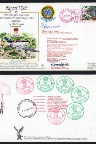 RV19c The Prince and Princess of Wales to Brazil Colonel D.K.W. Farrant (A)