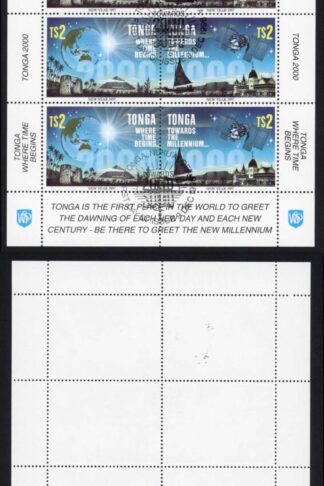 Tonga SG1366/9 Towards the Millennium Sheetlets Set Fine used Cat 30