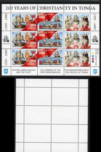 Tonga SG1382/91 Set in Sheetlets U/M Cat 67.50