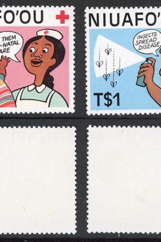 Tonga Niuafoou SG90/3 1987 Red Cross Set U/M Cat 8.75