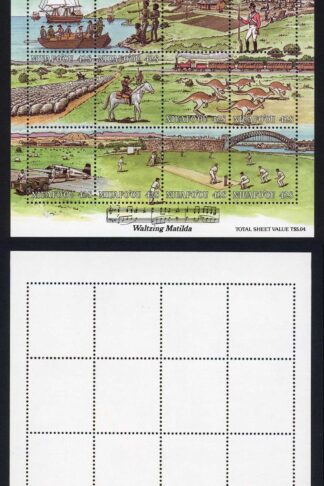 Tonga Niuafoou SGMS107 Bicentenary sheet U/M Cat 38