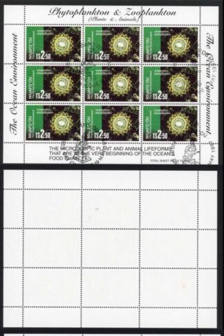 Tonga Niuafoou SG262/5 1997 Ocean Environment Set of Sheetlets Fine used Cat 67