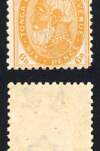 Tonga SG9 6d Yellow Orange M/M Cat 25 pounds