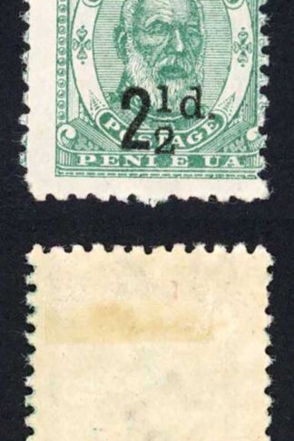 Tonga SG20 2 1/2d on 2d in Black M/M Cat 25 pounds