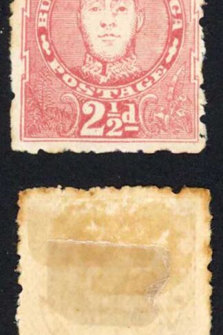 Tonga SG33 2 1/2d Rose M/M (toned) Cat 30 pounds