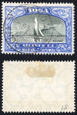 Tonga SG51 2/- wmk upright CDS Cat 150 pounds