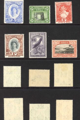 Tonga SG74/82 1942 Set wmk Script M/M Cat 90 pounds