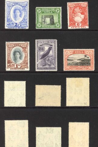 Tonga SG74/82 1942 Set wmk Script M/M Cat 90 pounds