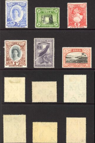 Tonga SG74/82 1942 Set wmk Script M/M Cat 90 pounds